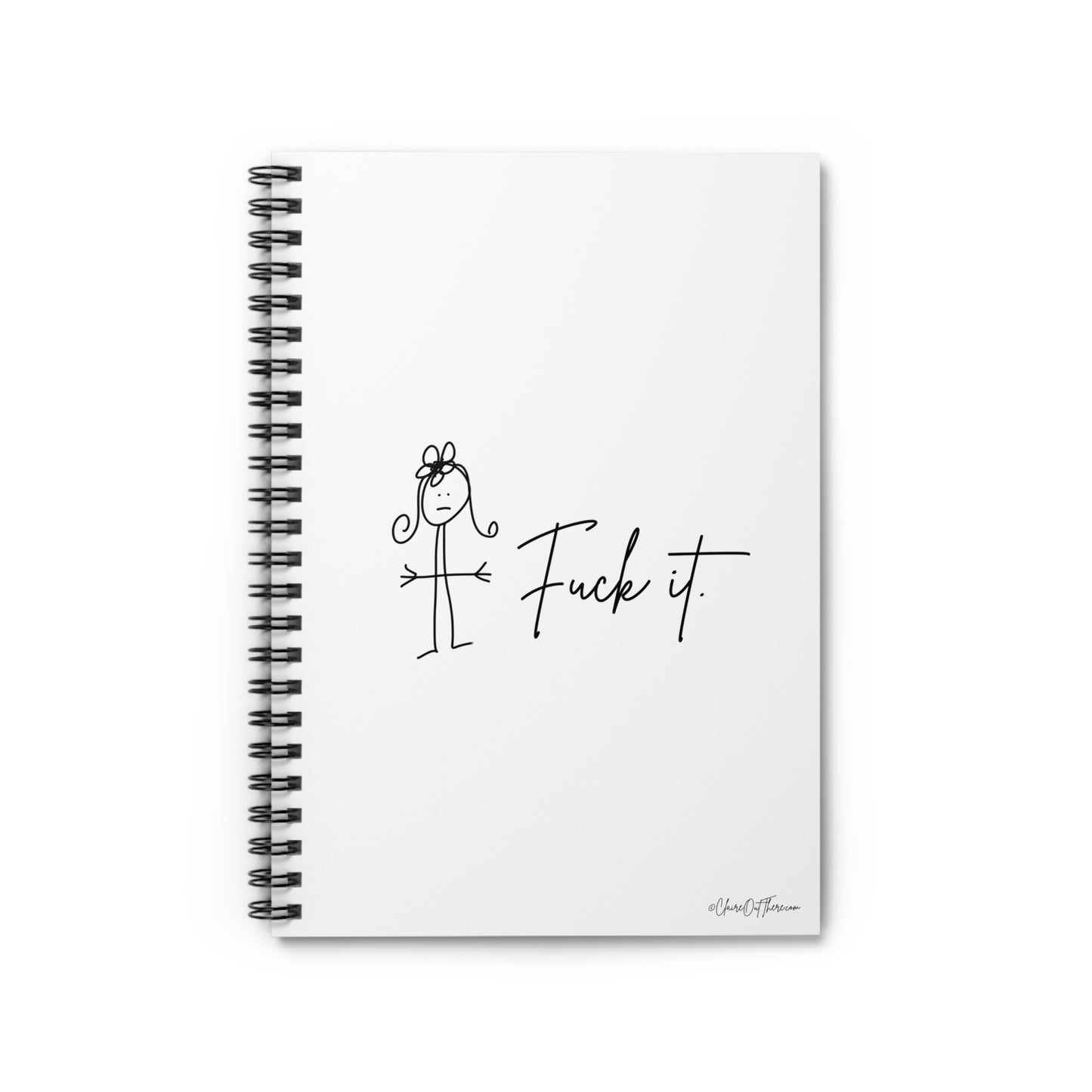 Fuck It Journal/Notebook by ClaireOutThere!