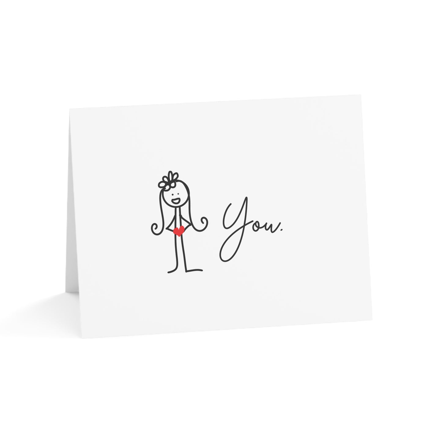 You Greeting Cards from ClaireOutThere (1, 10, 30, 50 pcs)