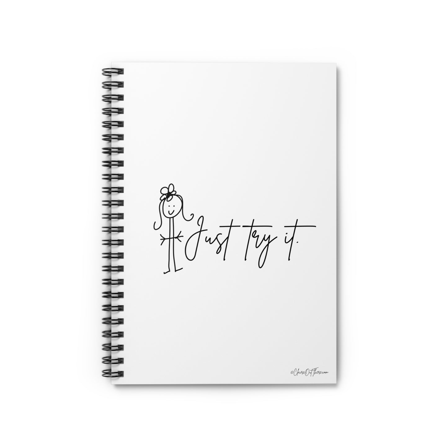 Just Try It Journal/Notebook by ClaireOutThere!