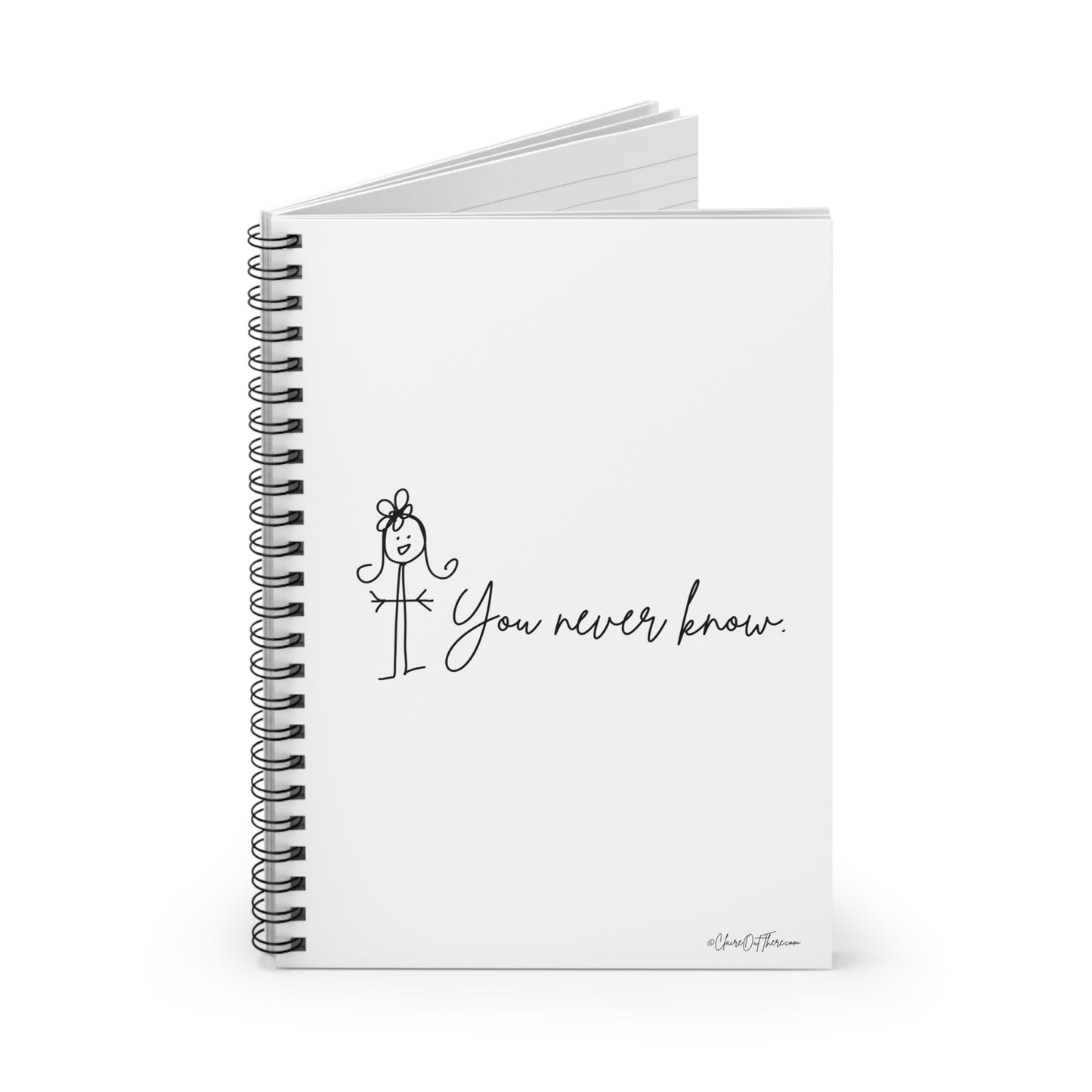 You Never Know Journal/Notebook by ClaireOutThere!