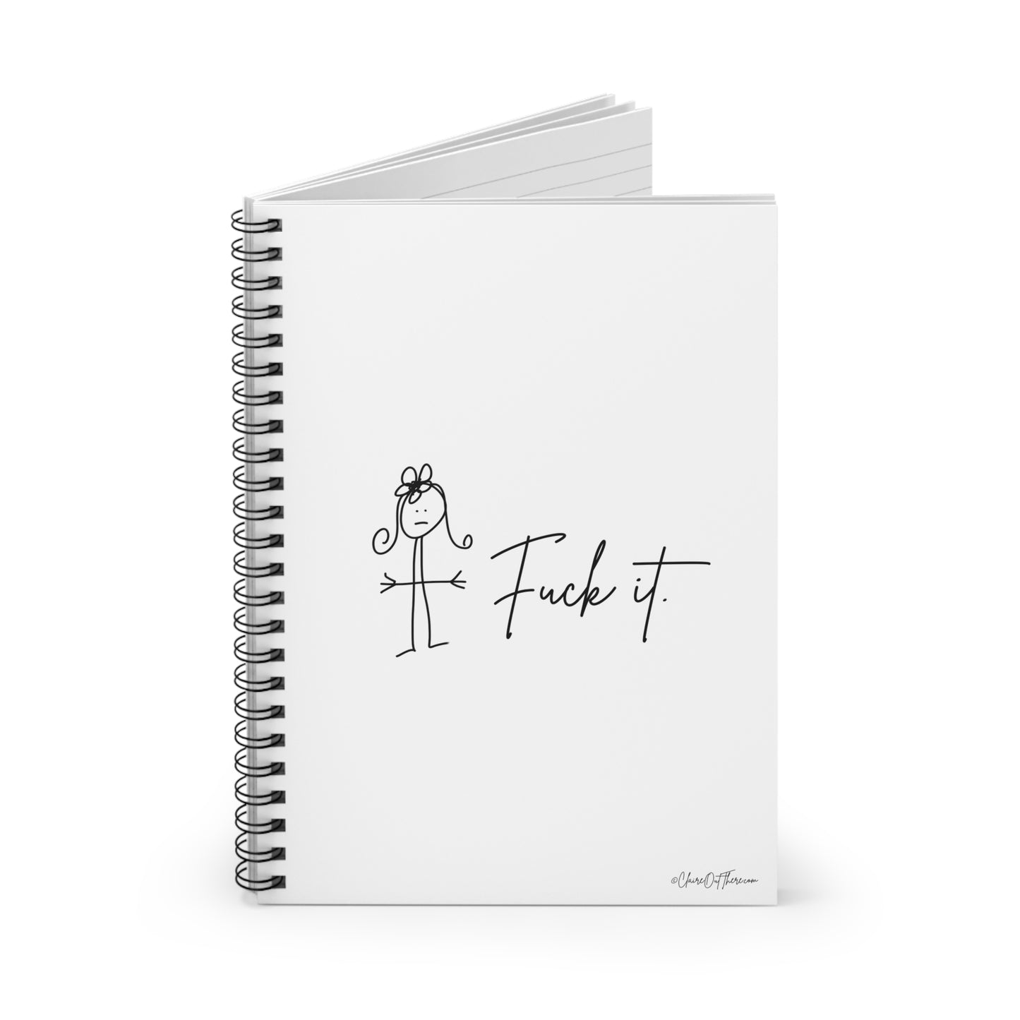 Fuck It Journal/Notebook by ClaireOutThere!