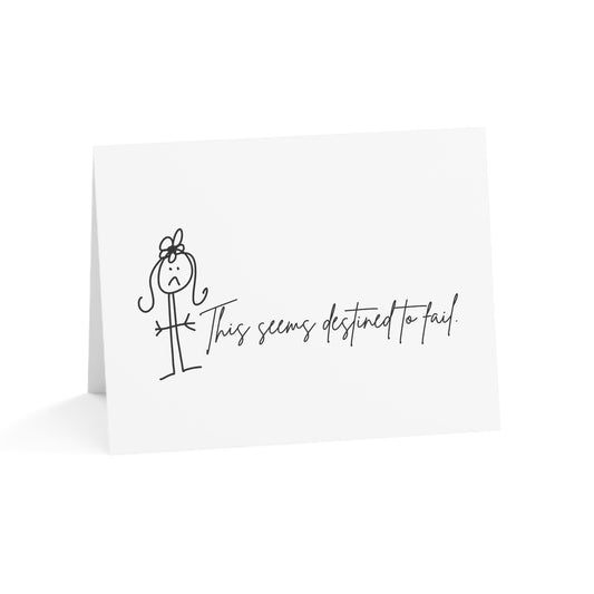 This Is Awkward - Humorous Greeting Cards from ClaireOutThere (1, 10, 30, 50 pcs)