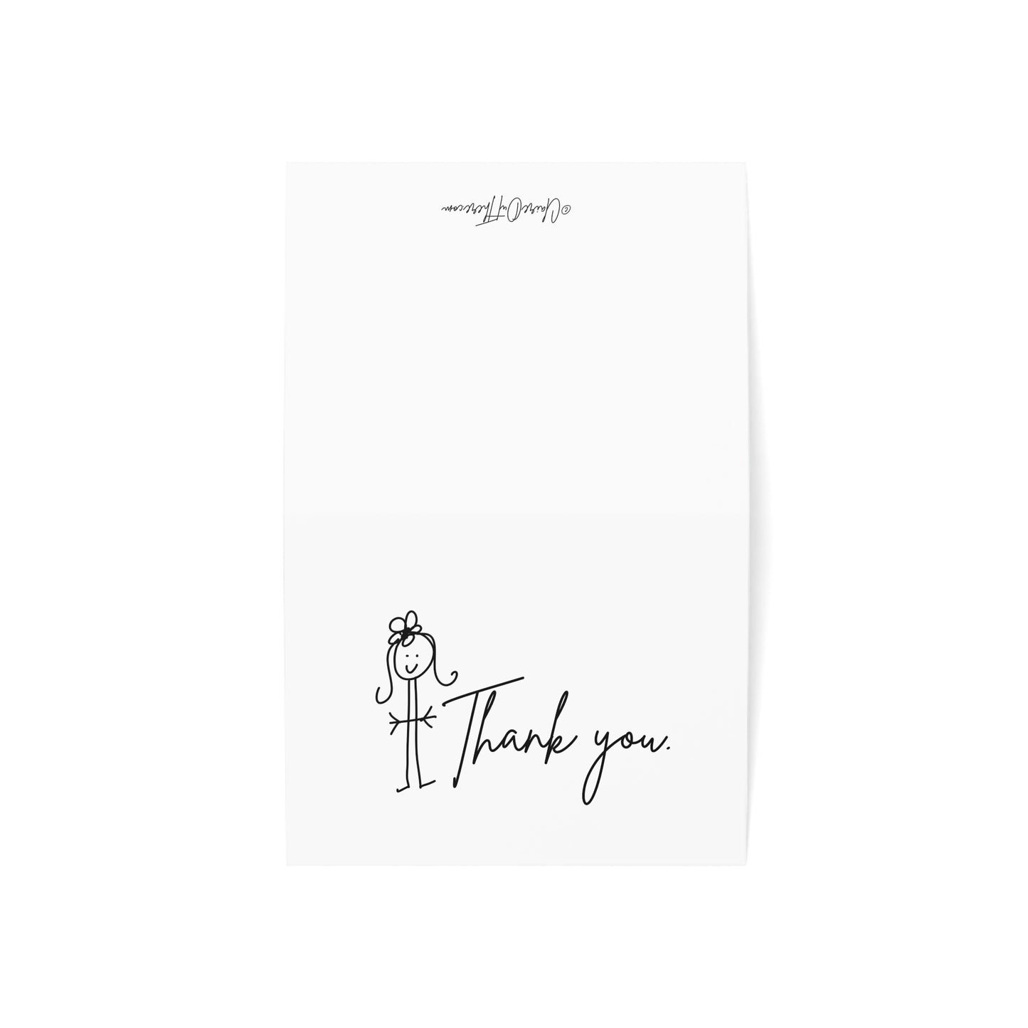 Thank You- Humorous Greeting Cards from ClaireOutThere (1, 10, 30, 50 pcs)