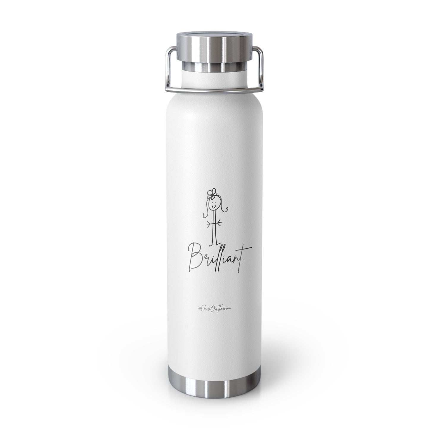 Brilliant Copper Vacuum Insulated Bottle from ClaireOutThere- 22oz