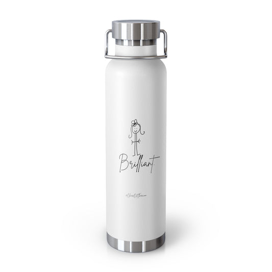 Brilliant Copper Vacuum Insulated Bottle from ClaireOutThere- 22oz